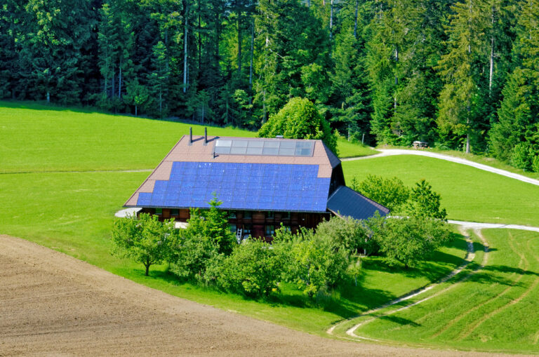 PV-Anlage auf einem Haus.